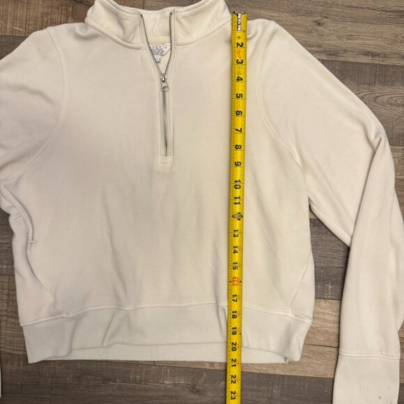 Danskin Women's Cream V-Neck Sweater - Picture 2 of 4